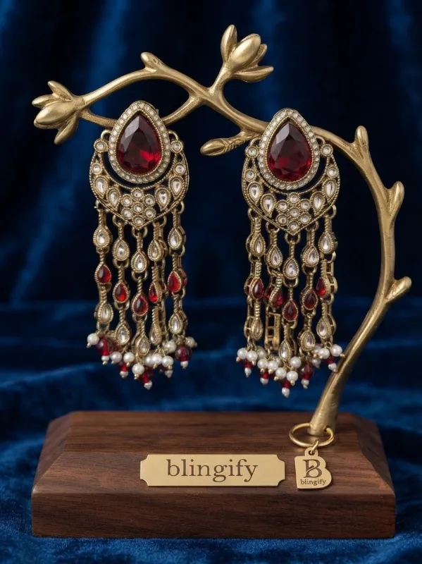 Zohra Mughal Cascade Earrings