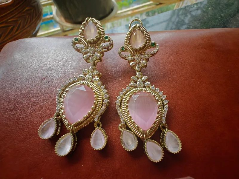 Gold Chandelier Drop Earrings