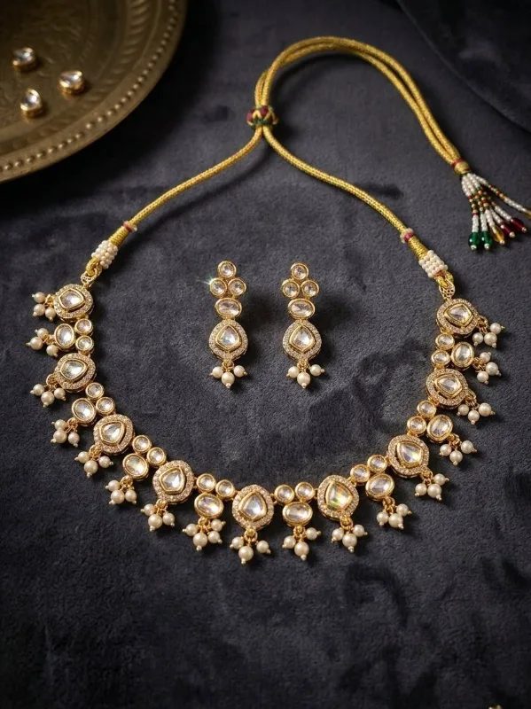 Premium Kundan Necklace Set