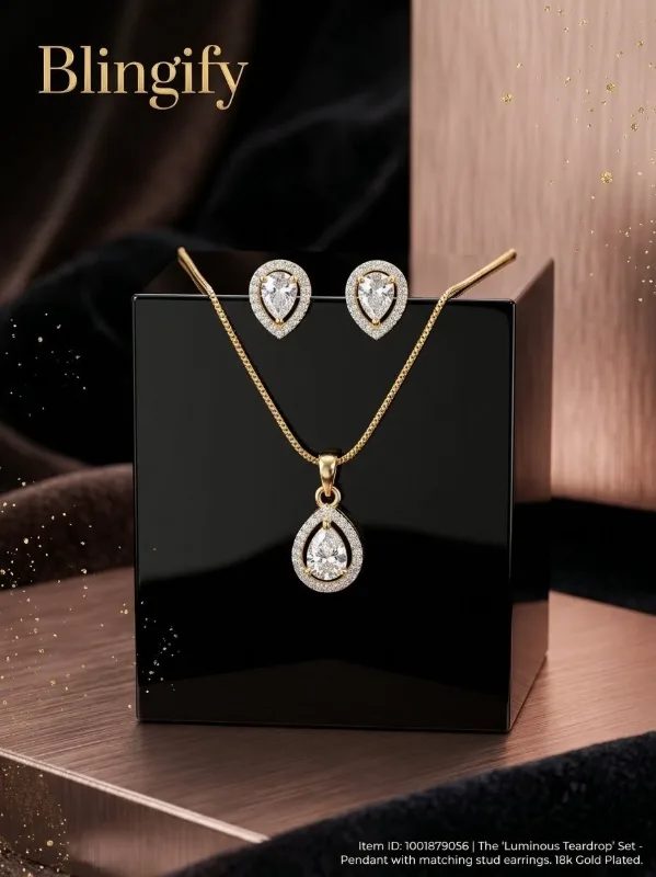 Blingify Luminous Teardrop Set